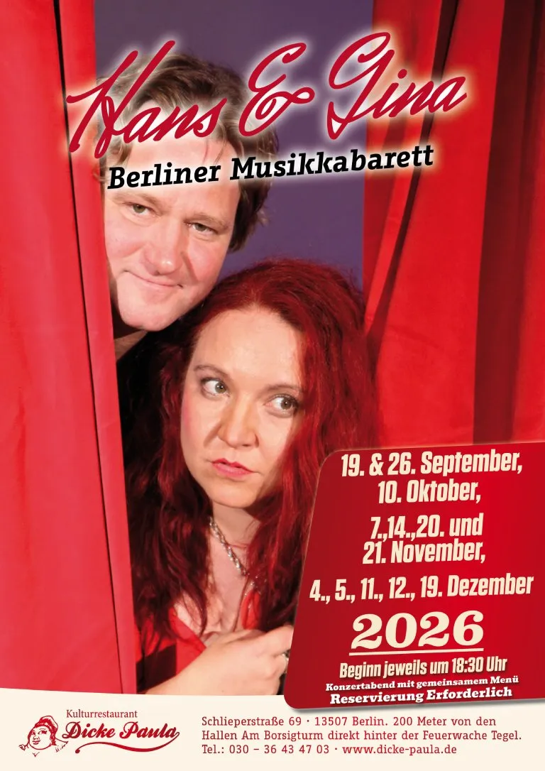 Hans & Gina – Das Berliner Musikkabarett!