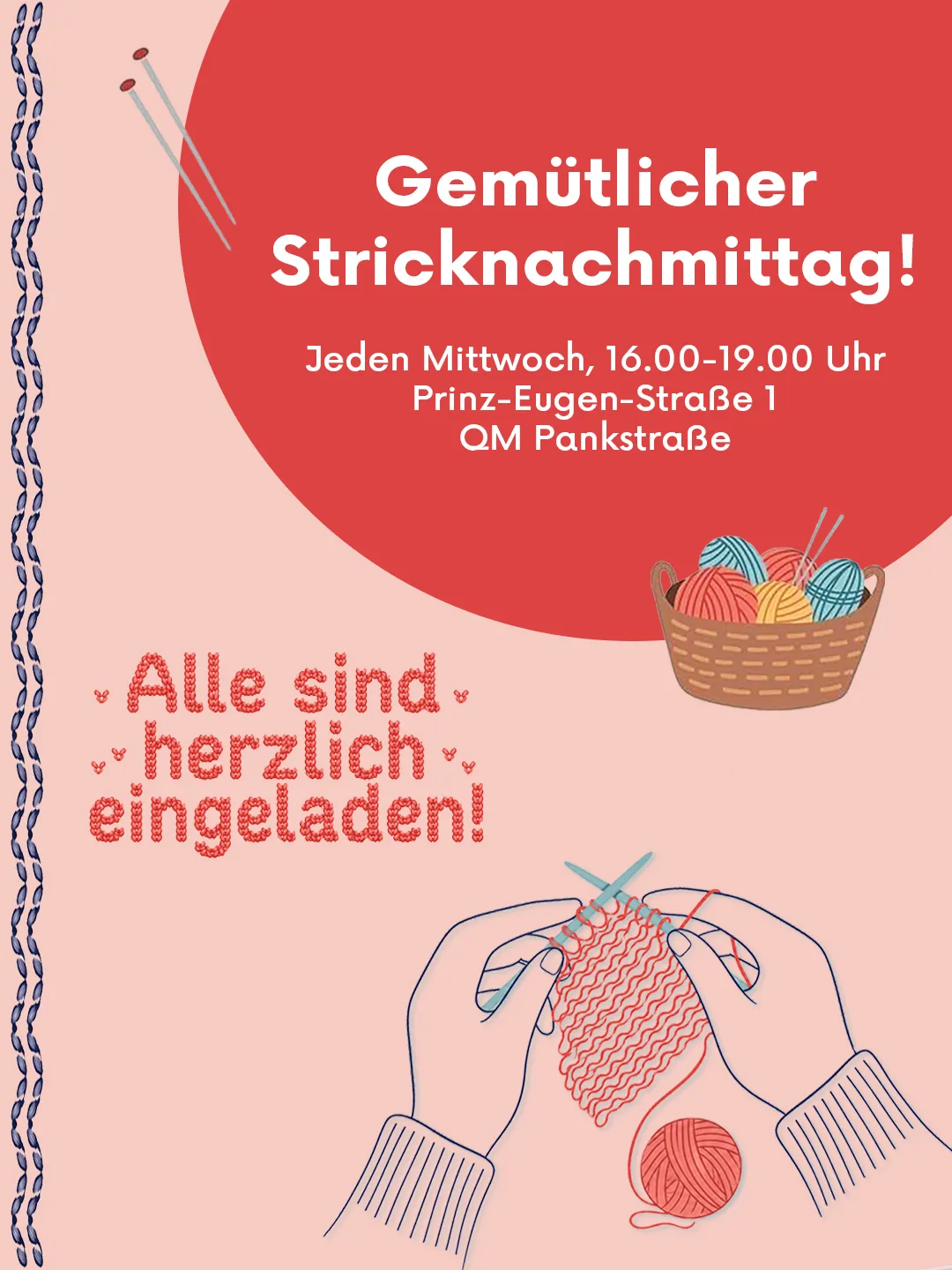 Gemütliche Handarbeitsrunde