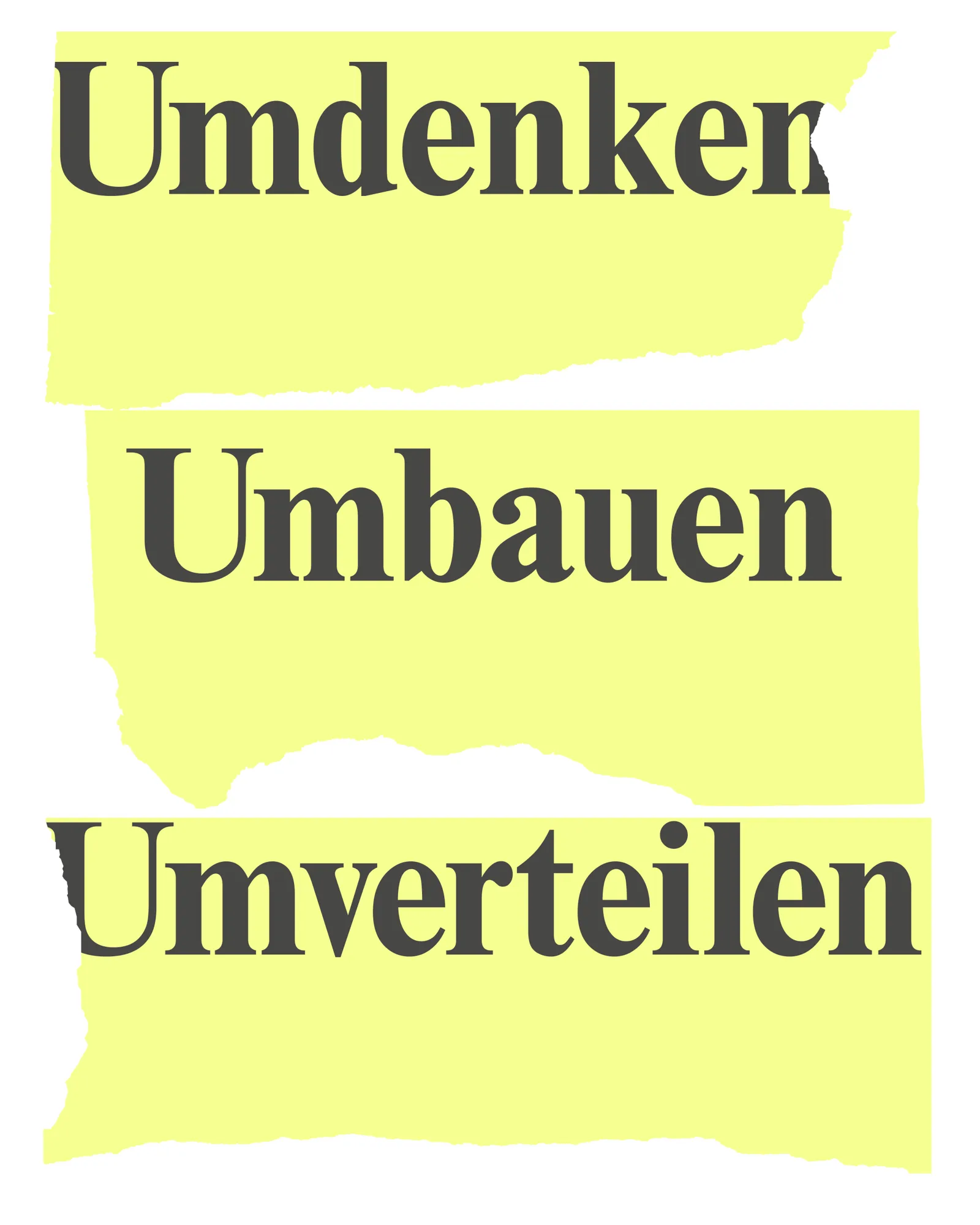 Umdenken Umbauen Umverteilen – Buchvernissage