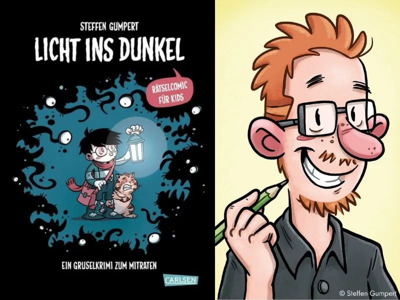 Ferienangebot: Comic-Rätsellesung mit Steffen Gumpert: Licht ins Dunkel!