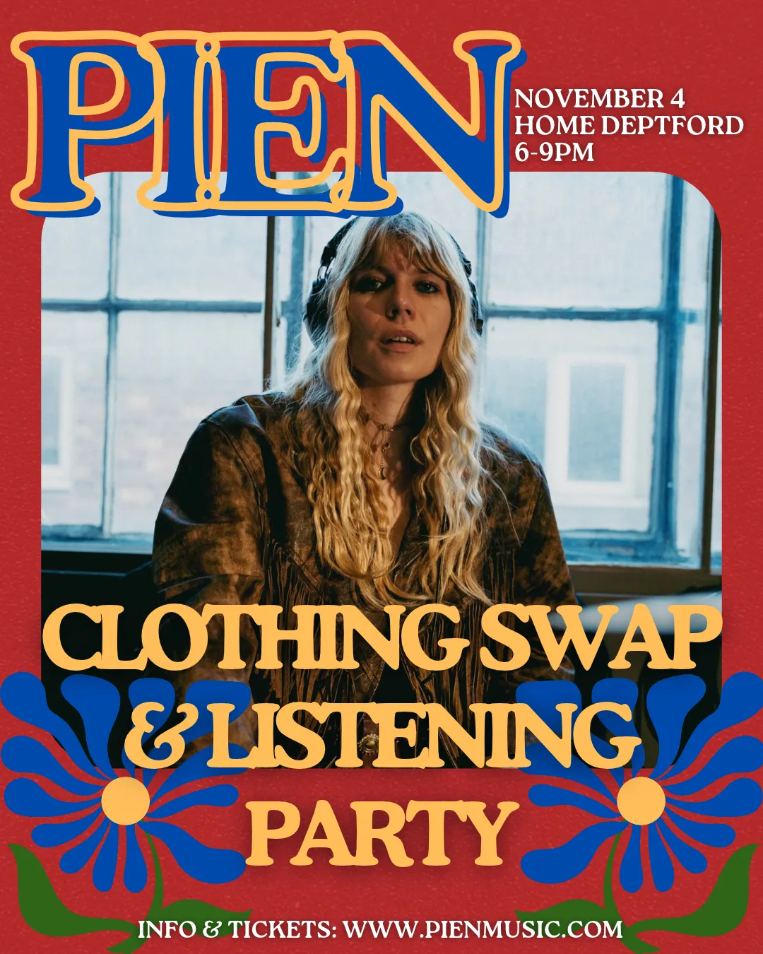 PIEN presents: Clothing swap & listening party