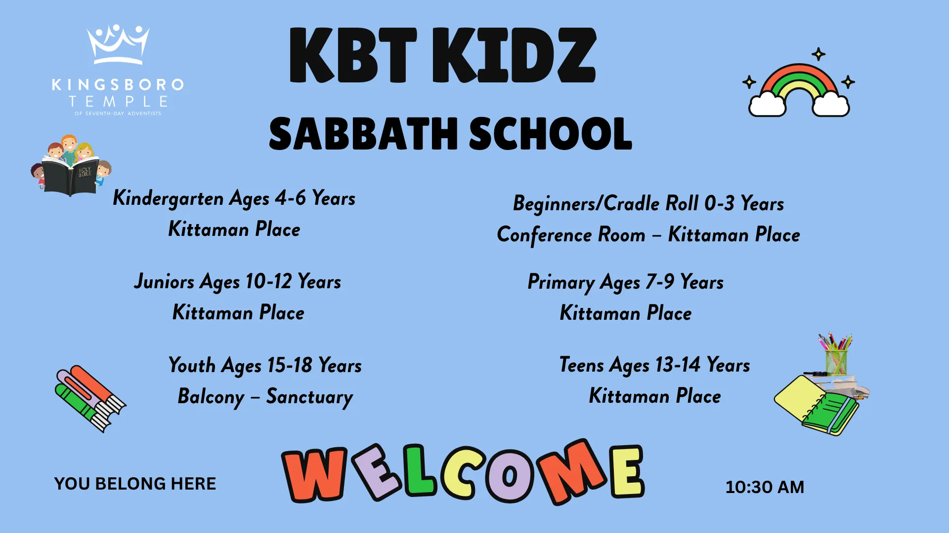 KBT KIDZ Sabbath School