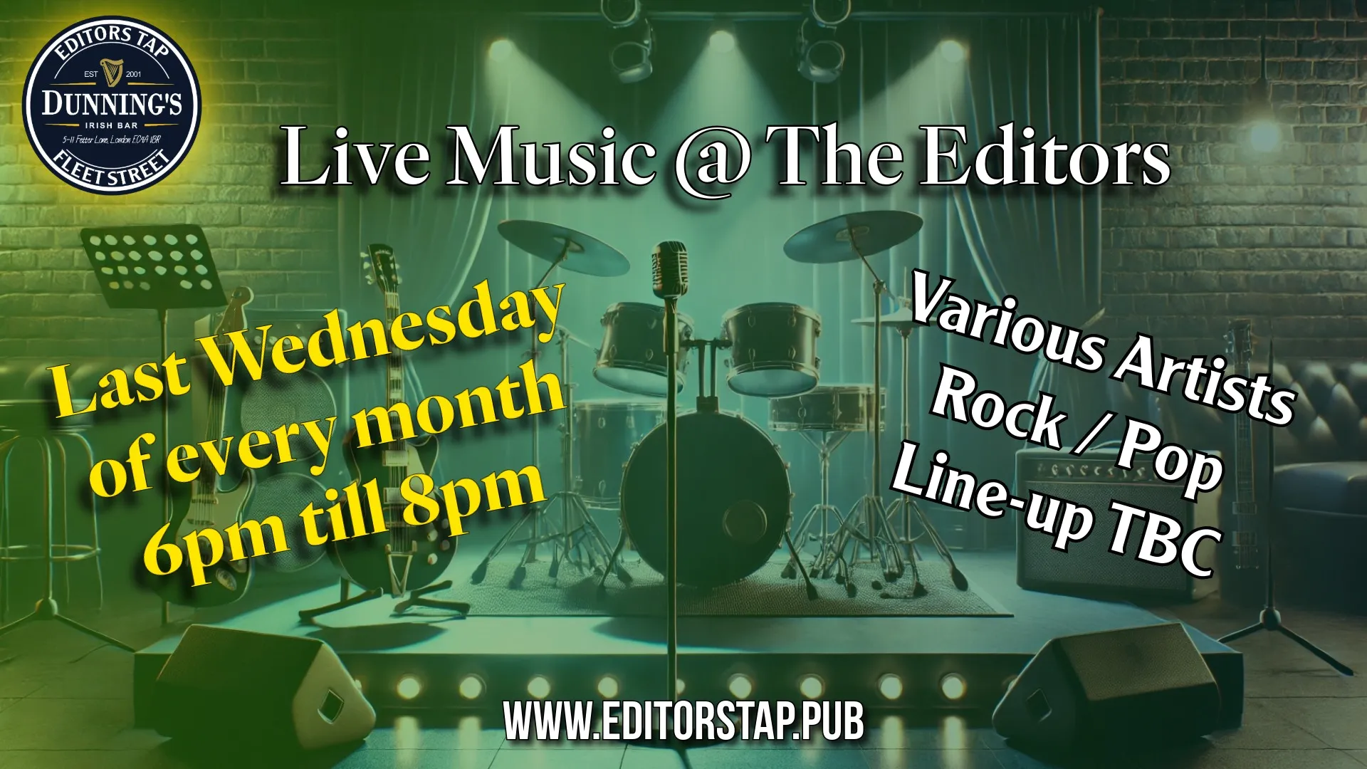 Live Music @ Editors Tap