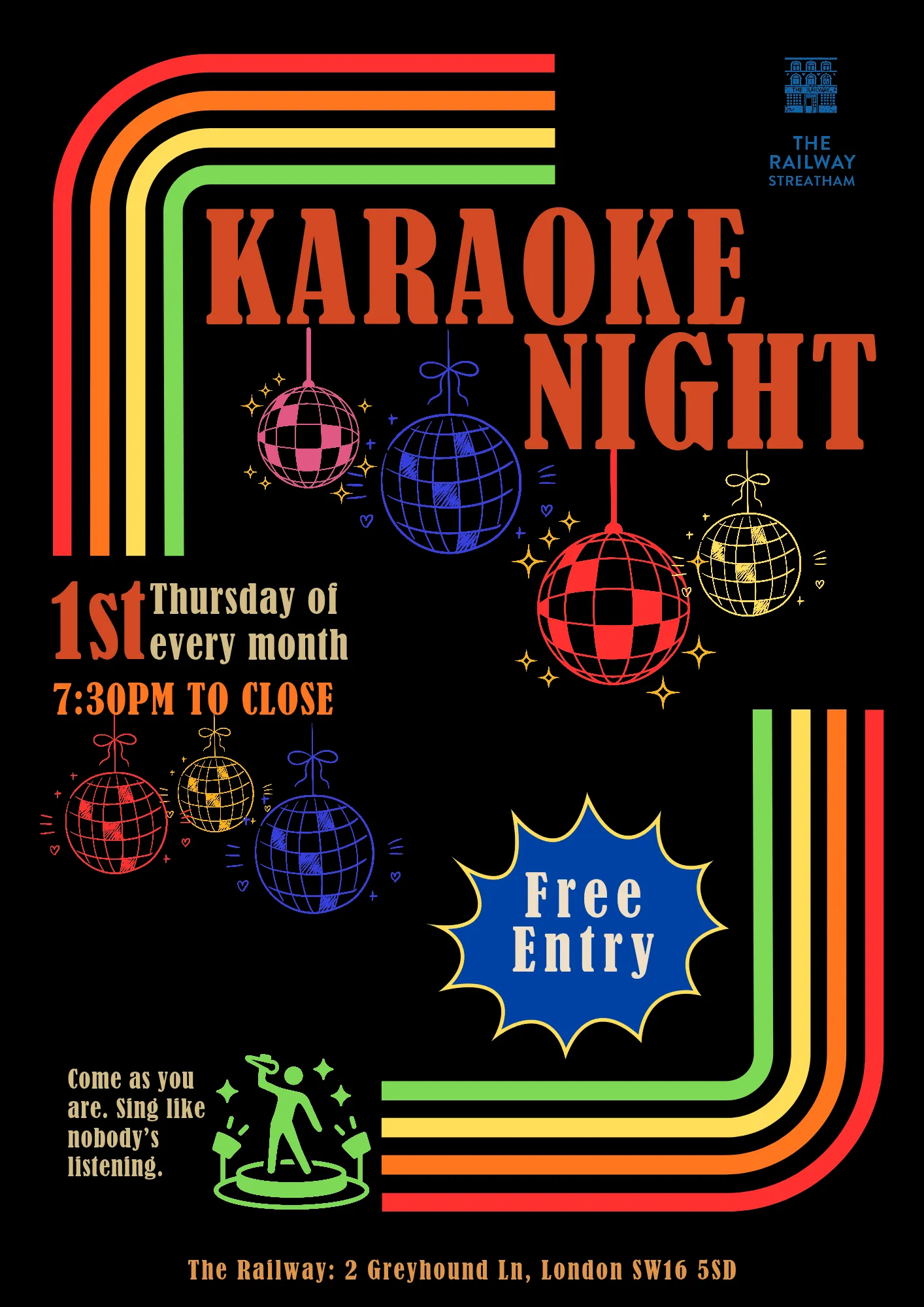 KARAOKE – EVERY FIRST THURSDAY OF THE MONTH