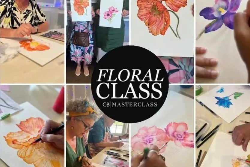 CB Masterclass Floral Art Class – Cyanotype & Watercolour (4pm class)
