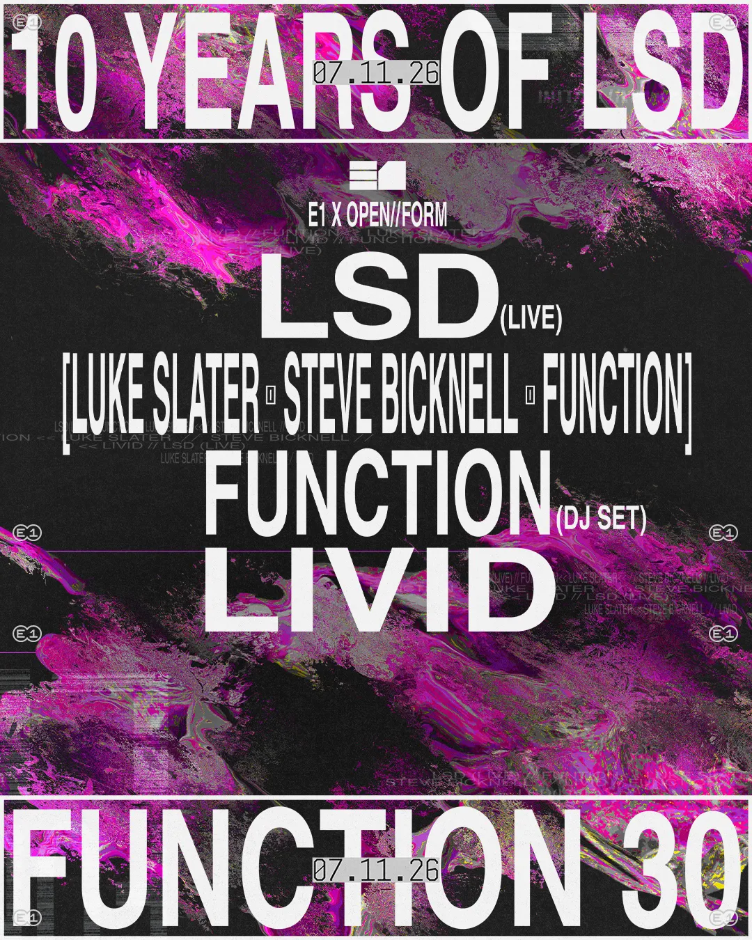 Function 30 × 10 Years of LSD