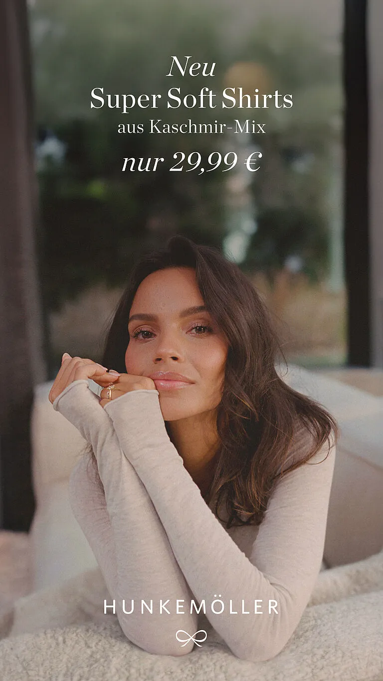 Super Soft Kollektion Hunkemöller – ein Paar Socken mit Kaschmir im Wert von 14,99 € gratis