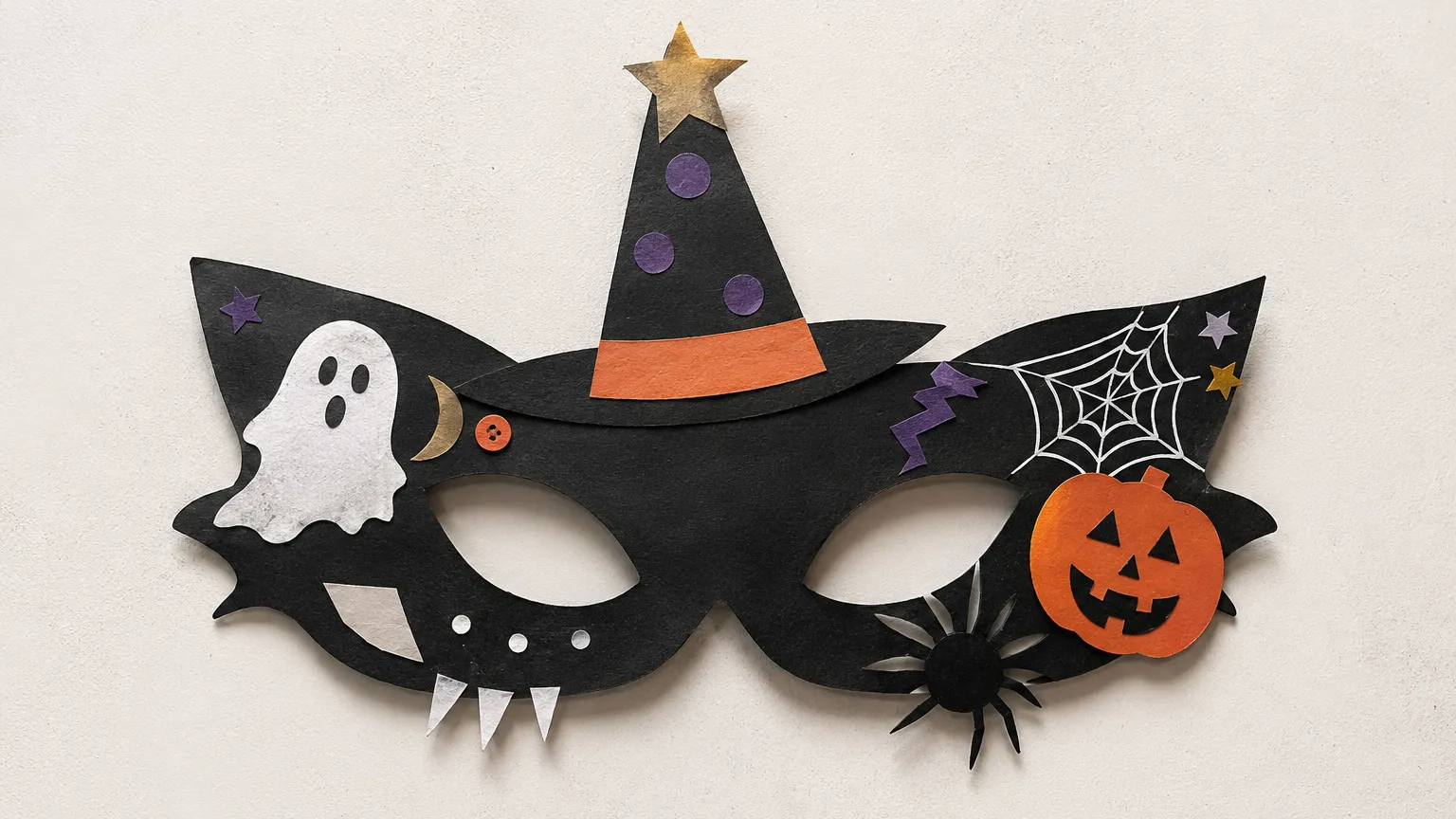 Halloween aus Papier: Schaurige Papiermasken