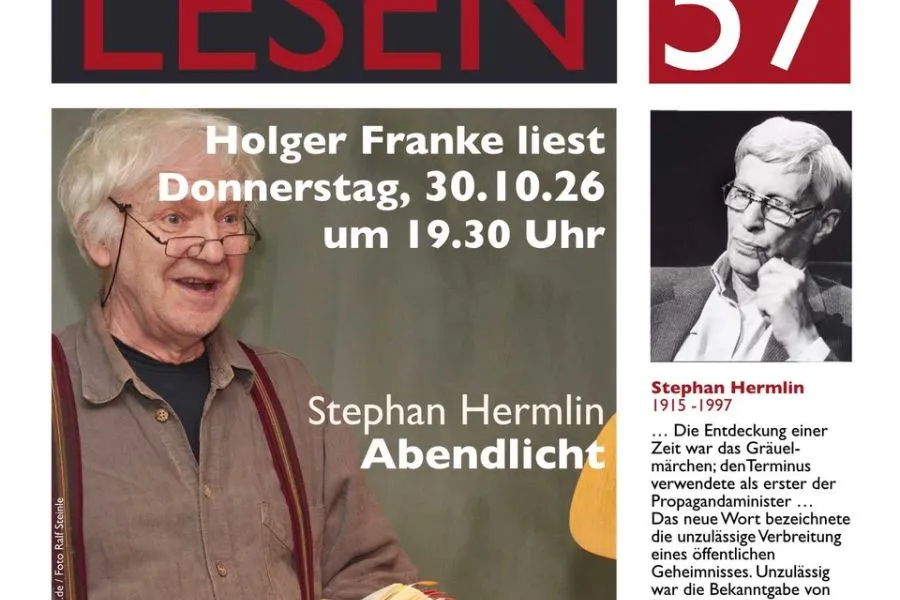 Auf Wiederlesen #57: Holger Franke liest "Abendlicht" von Stefan Hermlin