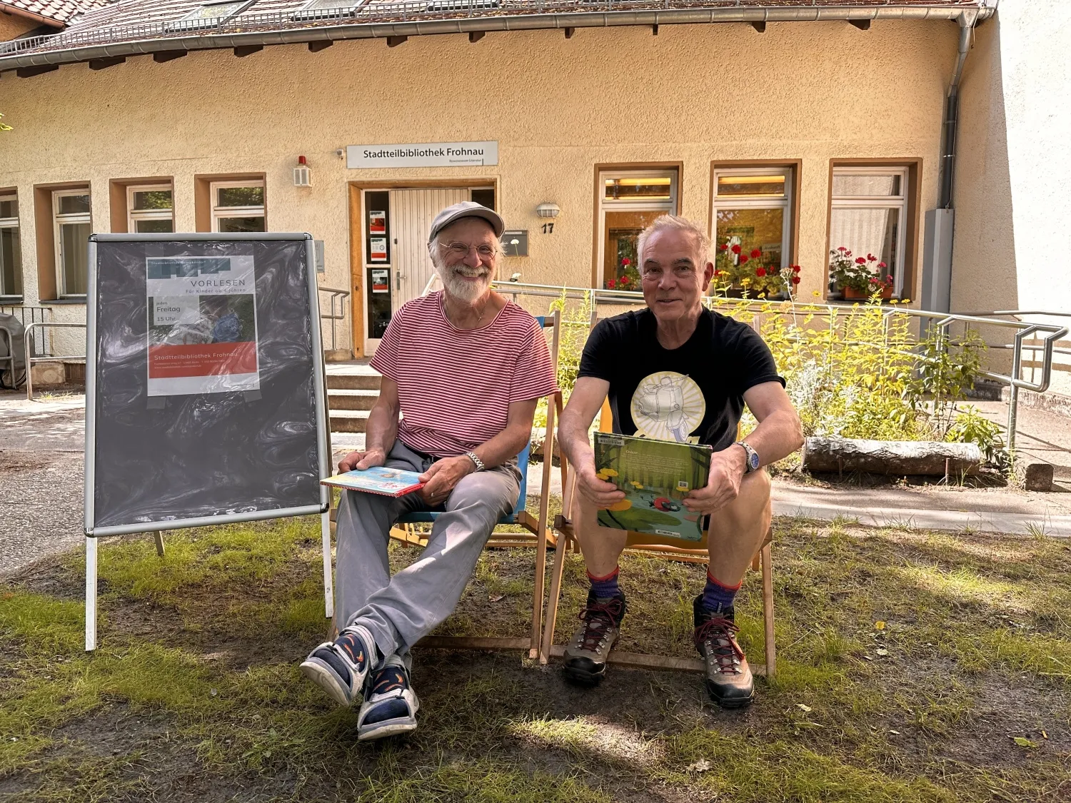 Vorlesestunde in der Stadtteilbibliothek Frohnau