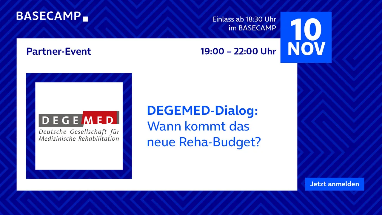 DEGEMED-Dialog: Wann kommt das neue Reha-Budget?