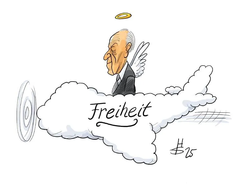 Adenauer auf der Wolke