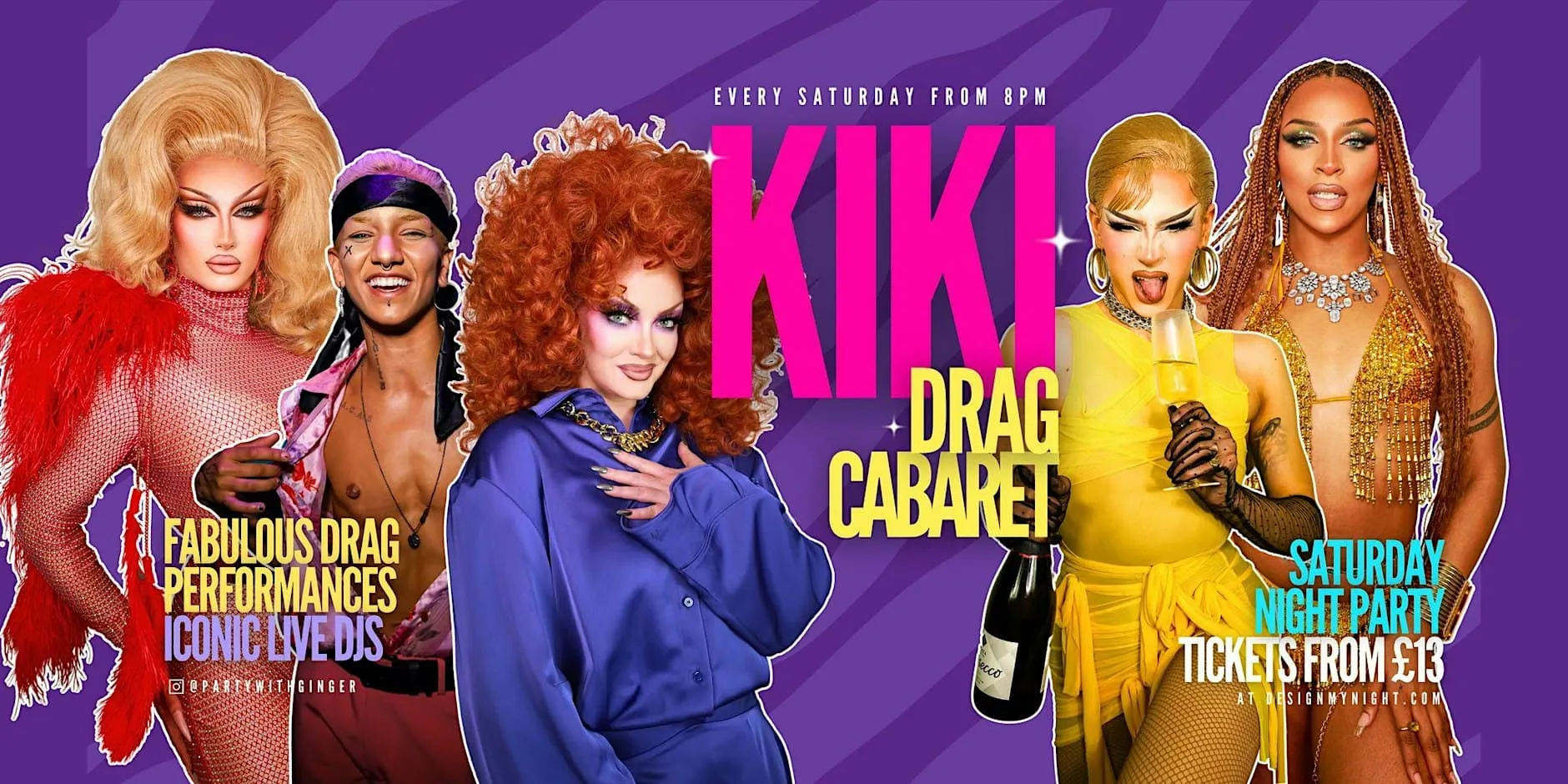 KIKI Drag Cabaret – Every Saturday