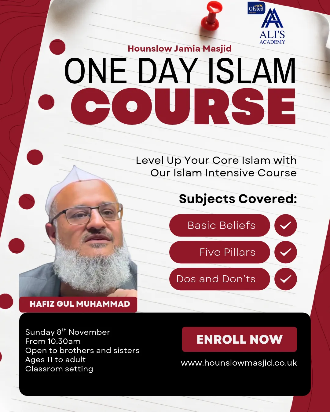 One Day Islam Course