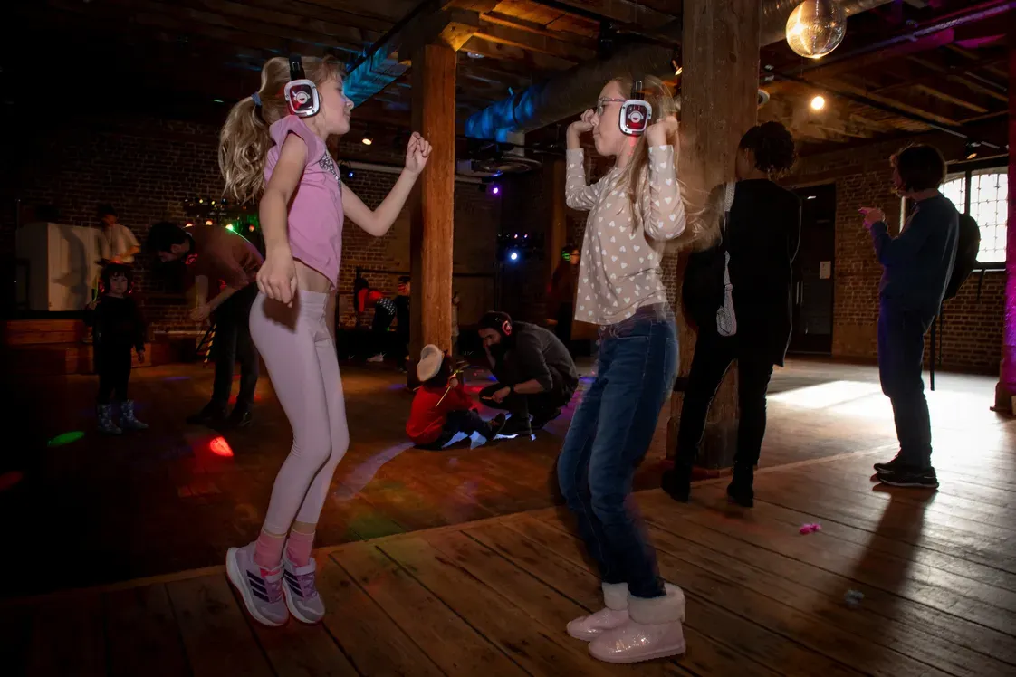 Spooky silent disco