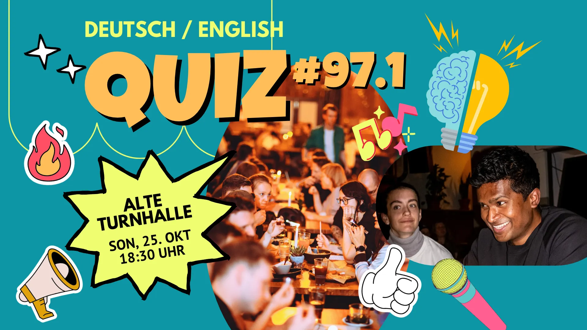 Quiz #97-1 @ Alte Turnhalle - Friedrichshain (DEU/ENG)