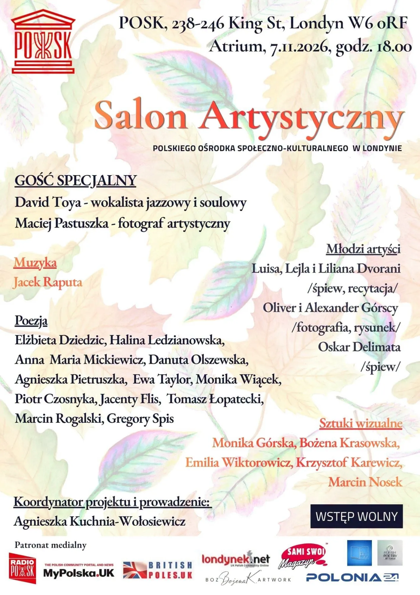 07.11| Salon Artystyczny POSK