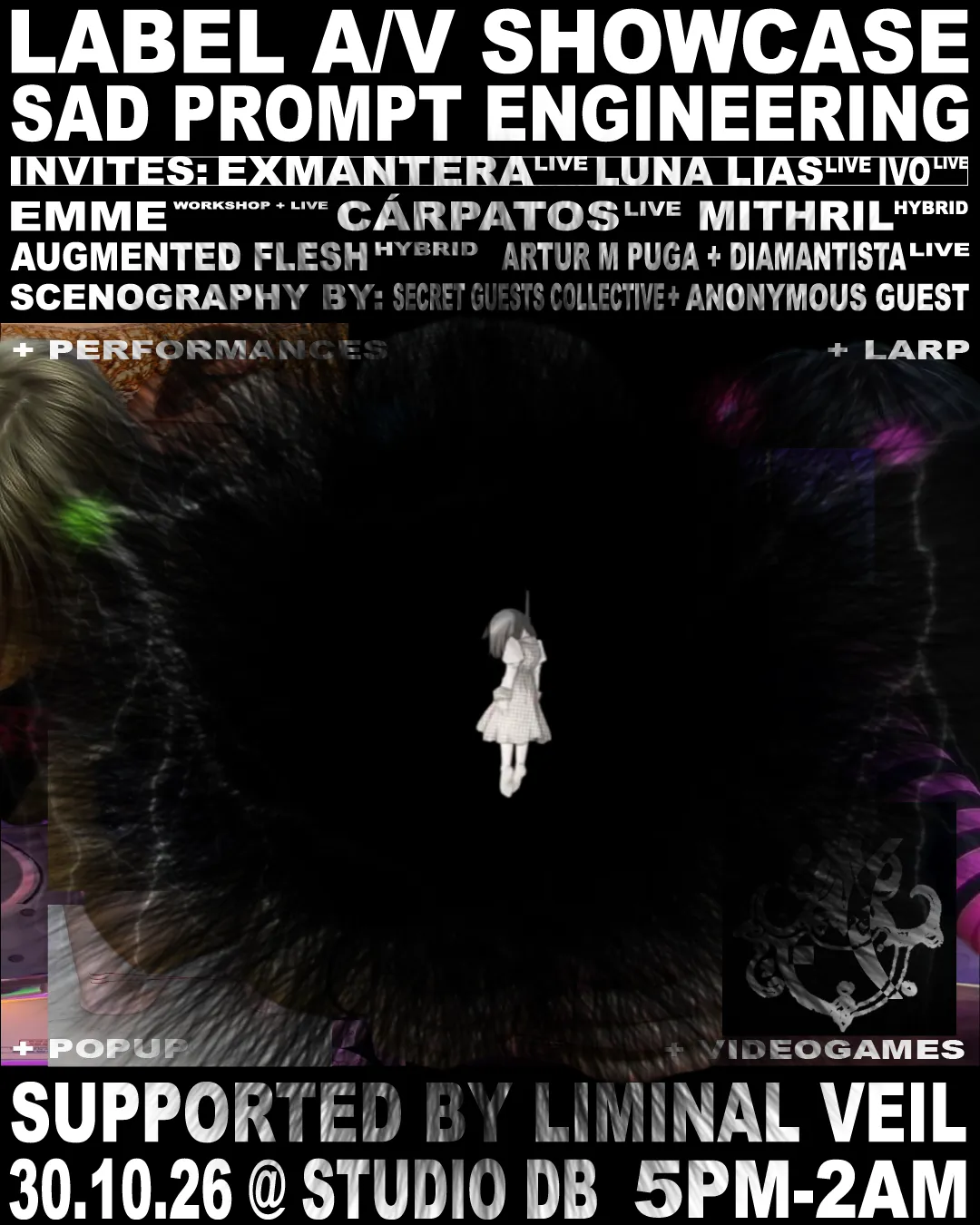 SAD PROMPT ENGINEERING A/V SHOWCASE SUPPORTED BY LIMINAL VEIL