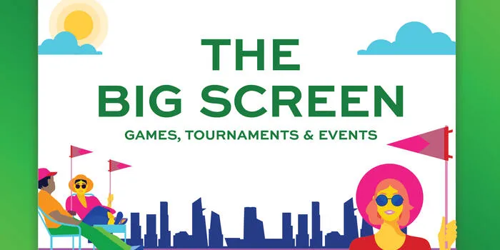 The Big Screen Schedule at Backyard at Hudson Yards
