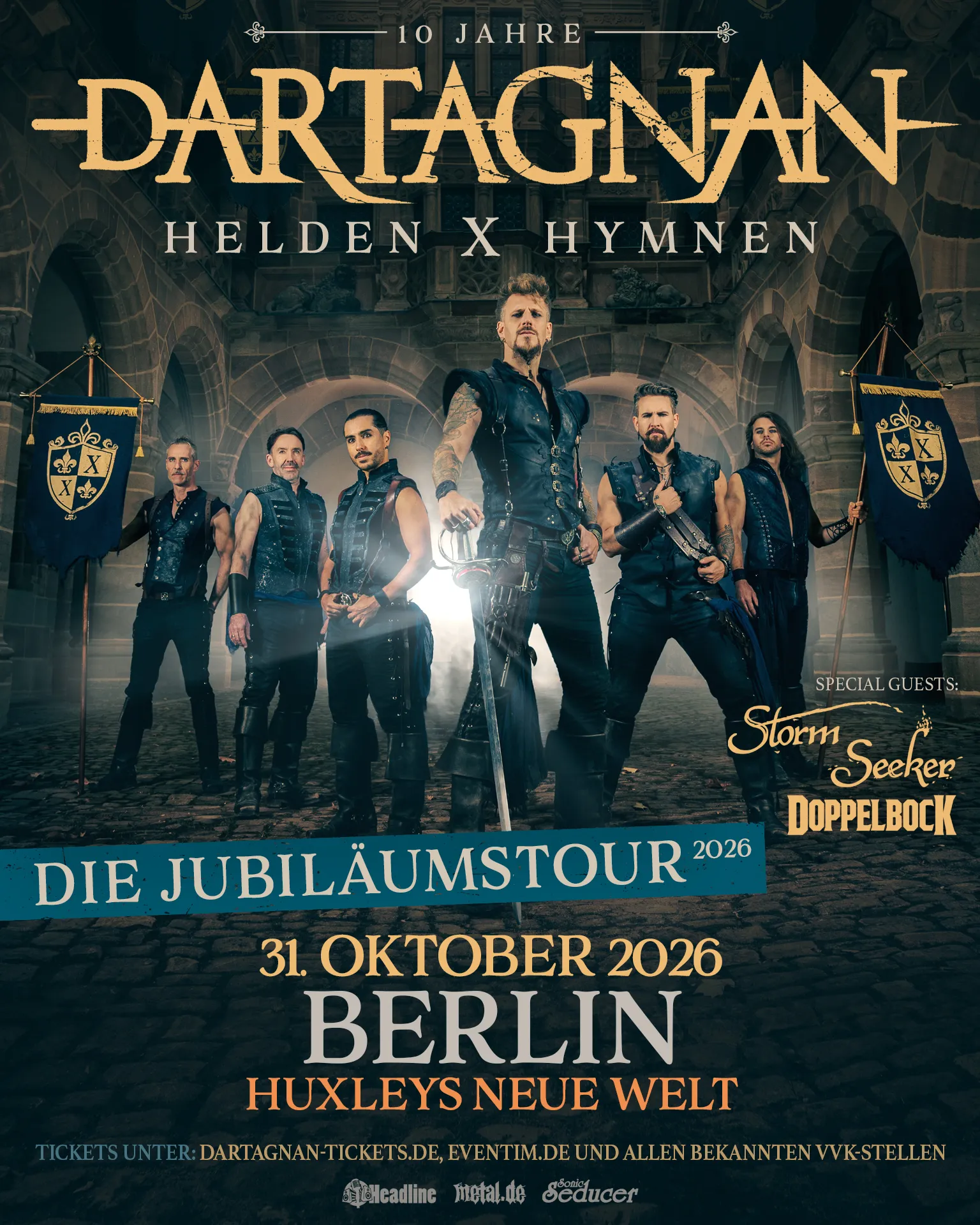 D’Artagnan + Guests: Storm Seeker & Doppelbock
