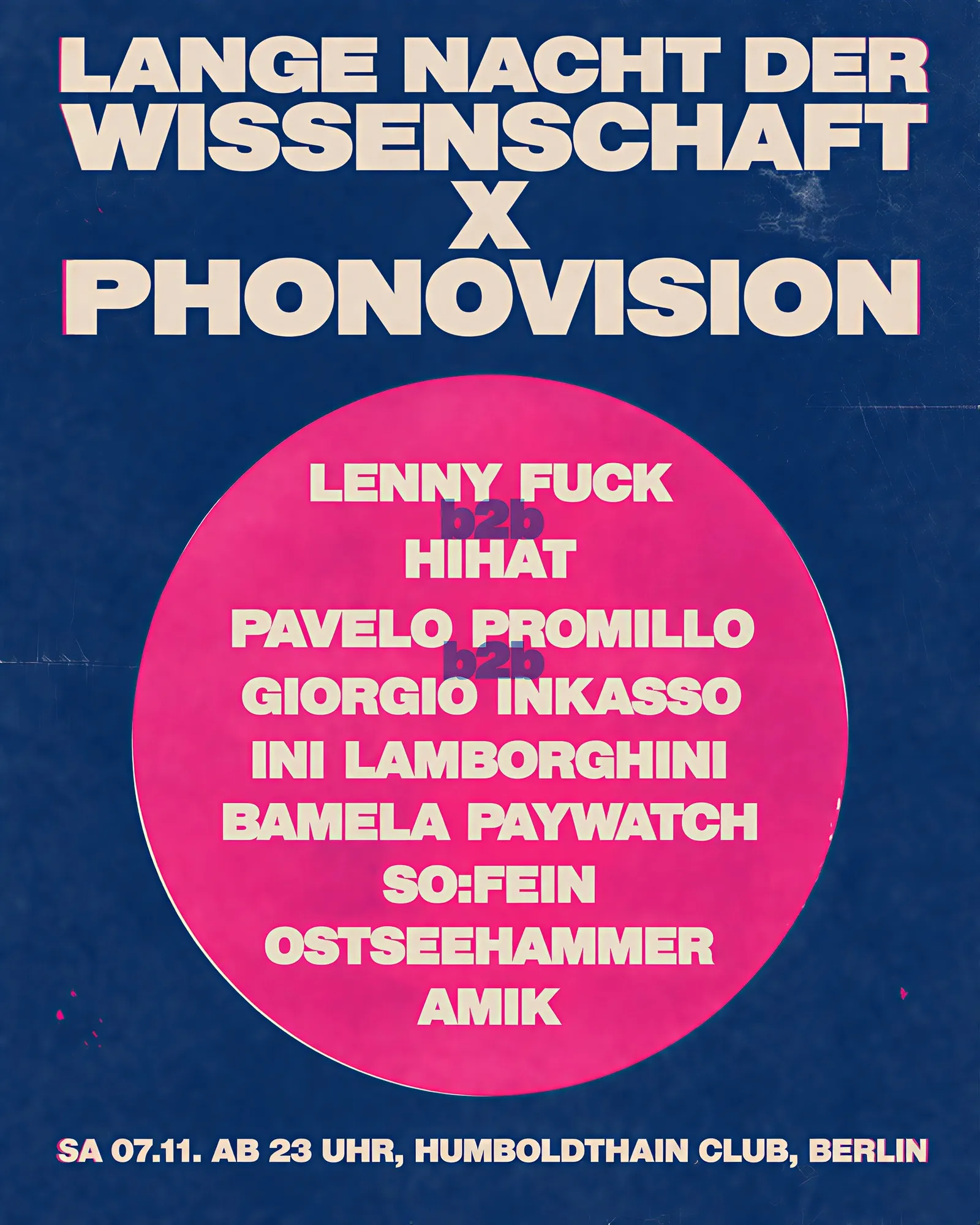 Lange Nacht der Wissenschaft X PhonoVision