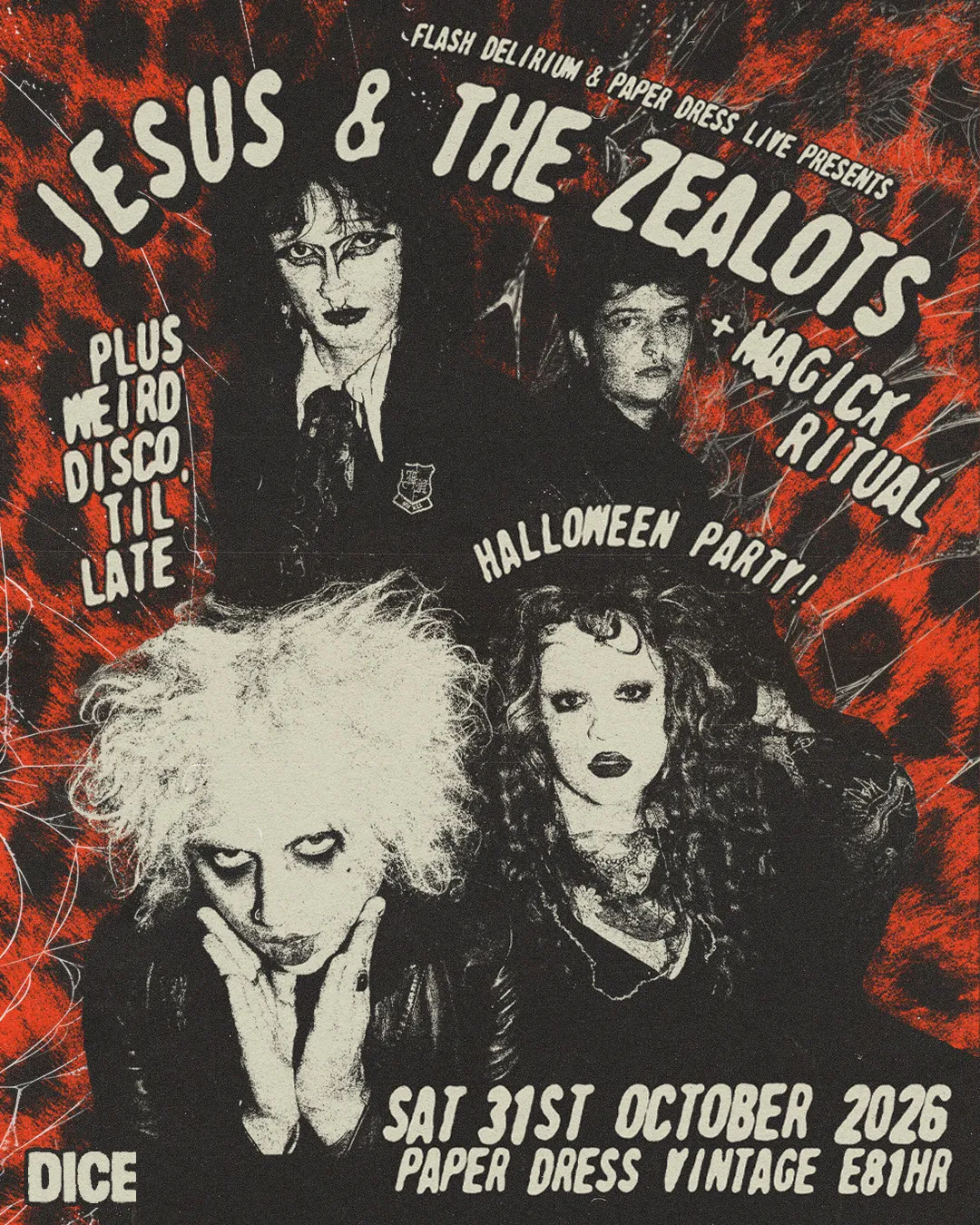 Halloween: Jesus & The Zealots + Magick Ritual + Knuckle Draggers