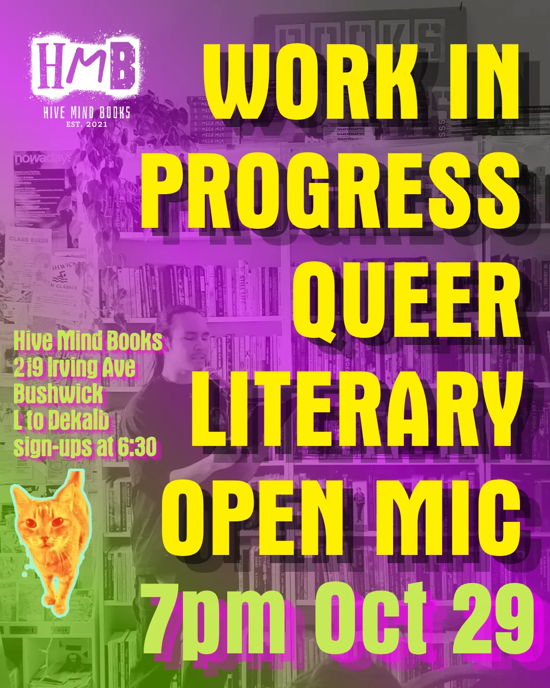 Work in Progress: A Queer Literary Open Mic