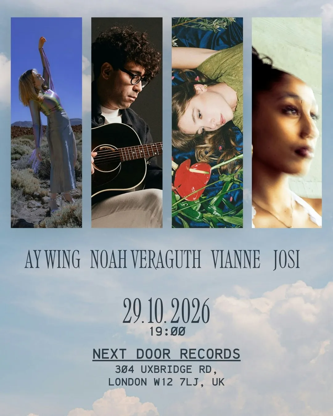 AY WING + NOAH VERAGUTH + VIANNE + JOSI