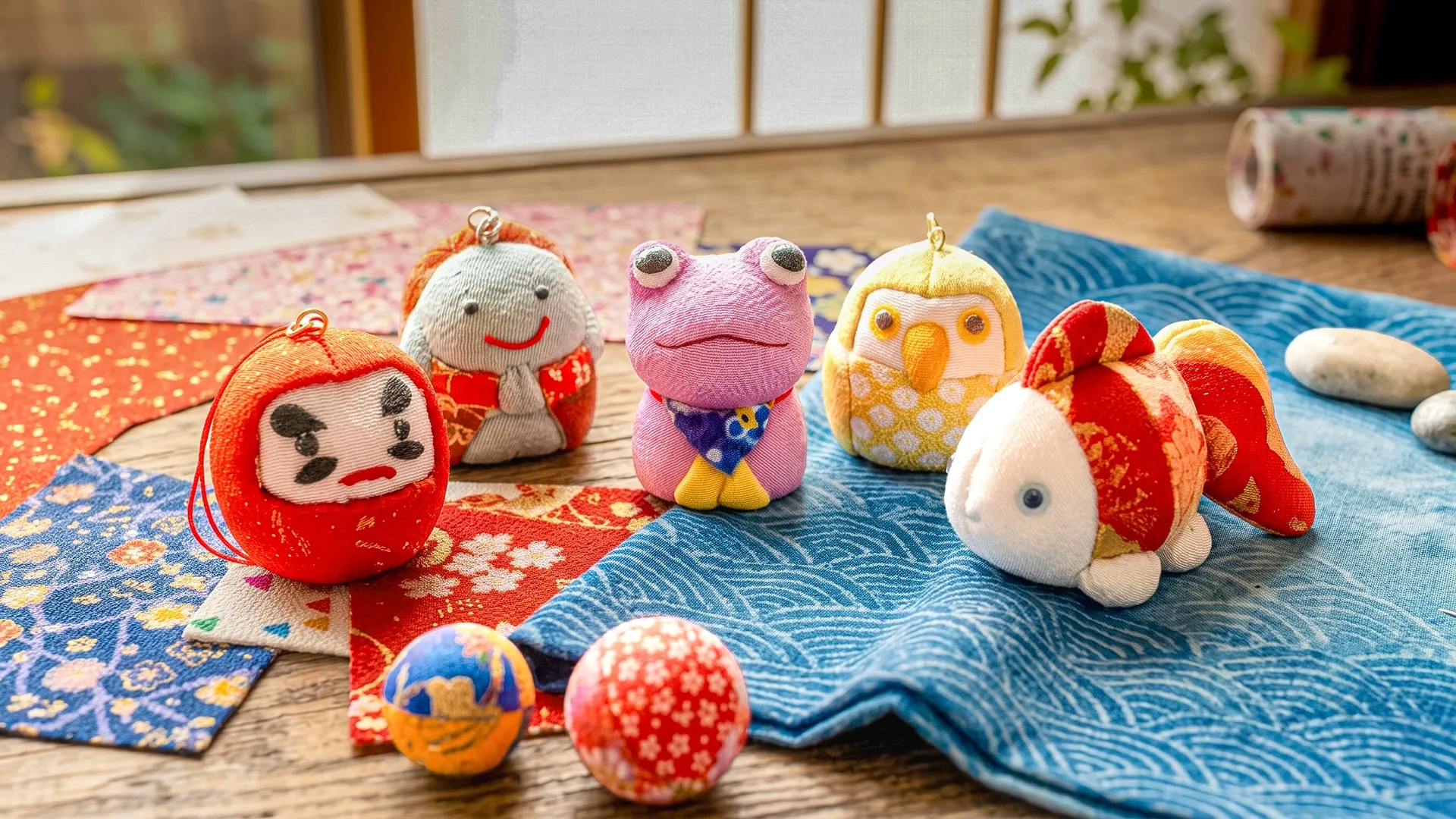 Kimekomi: Japanese Traditional Doll-Making – Frog, Owl & More