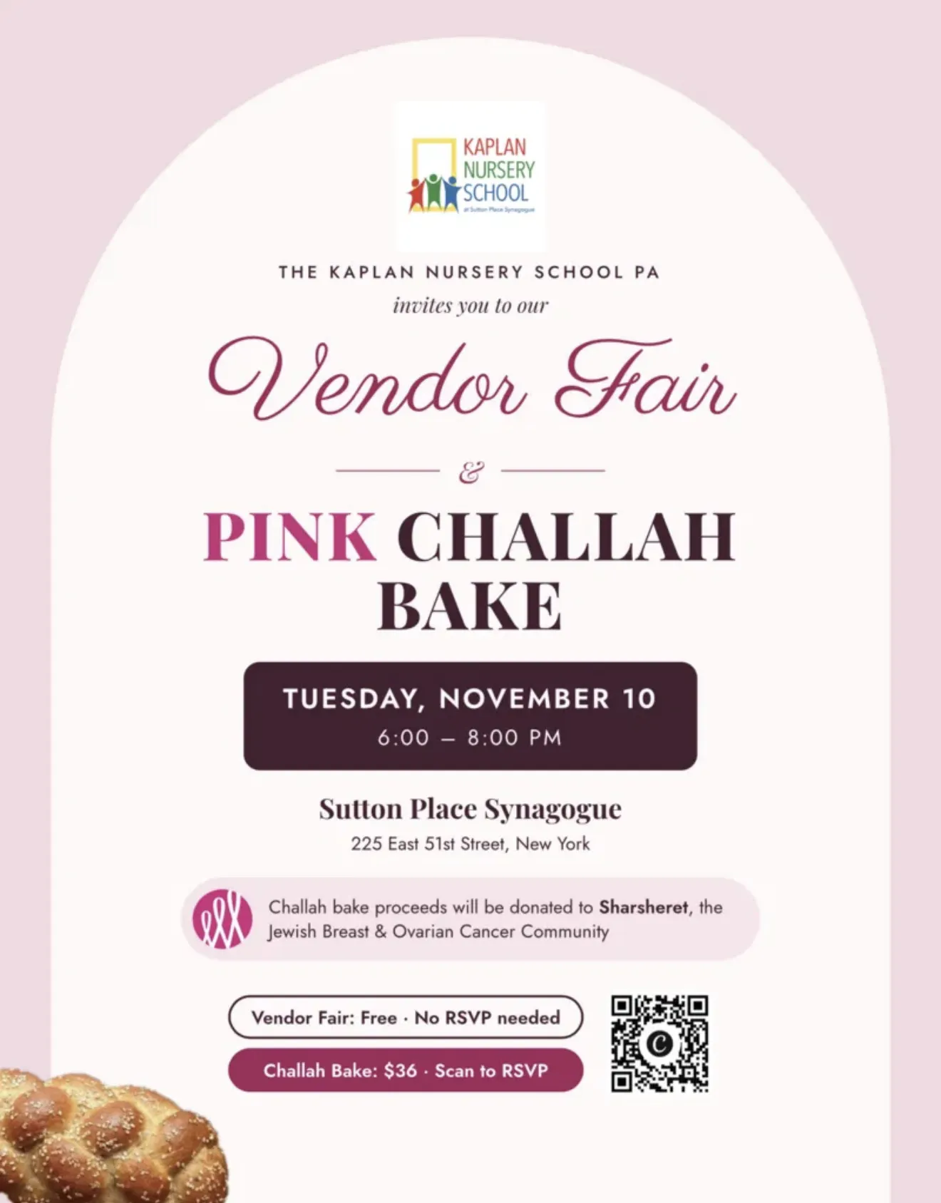KNS PA Challah Bake & Vendor Fair