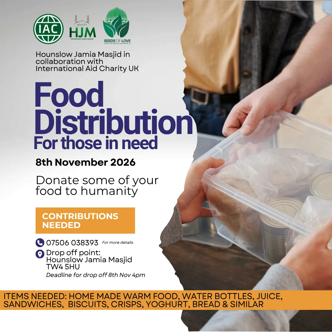 Food Distribution. For those in need
