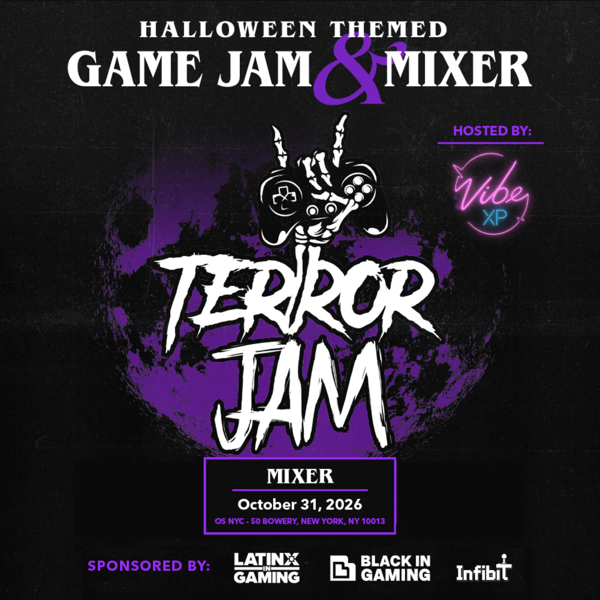 Terror Jam 2026 Games Showcase & Mixer