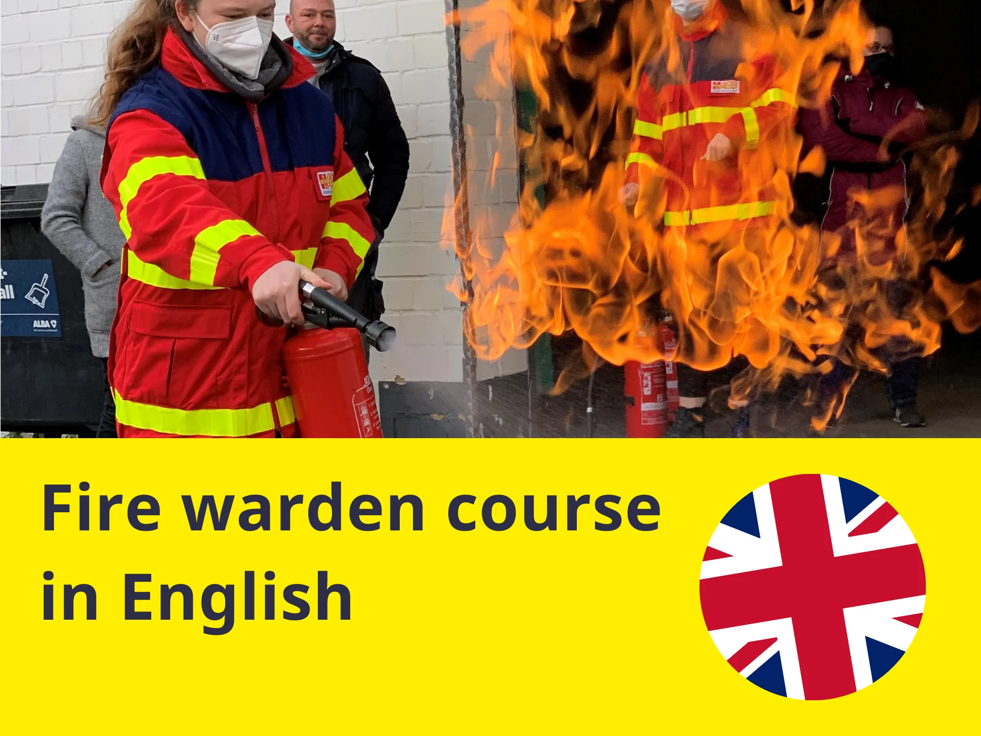 Fire warden course in English