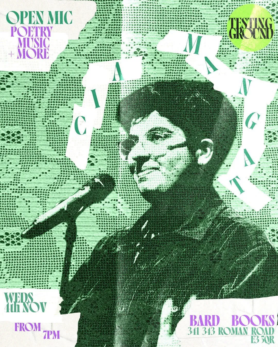 TESTING GROUND - open mic poetry and performance
