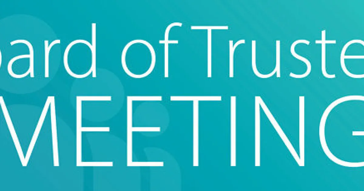 Board of Trustees meeting