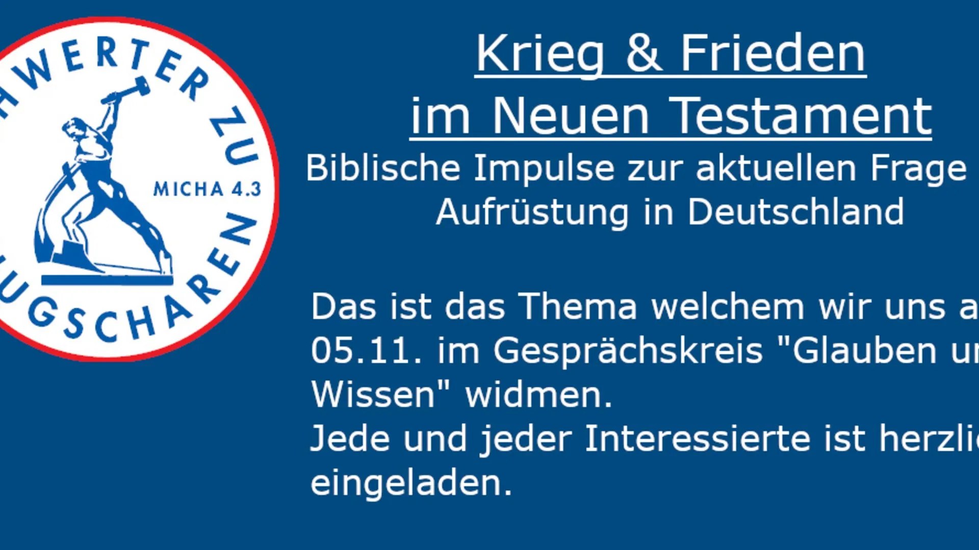 Krieg und Frieden