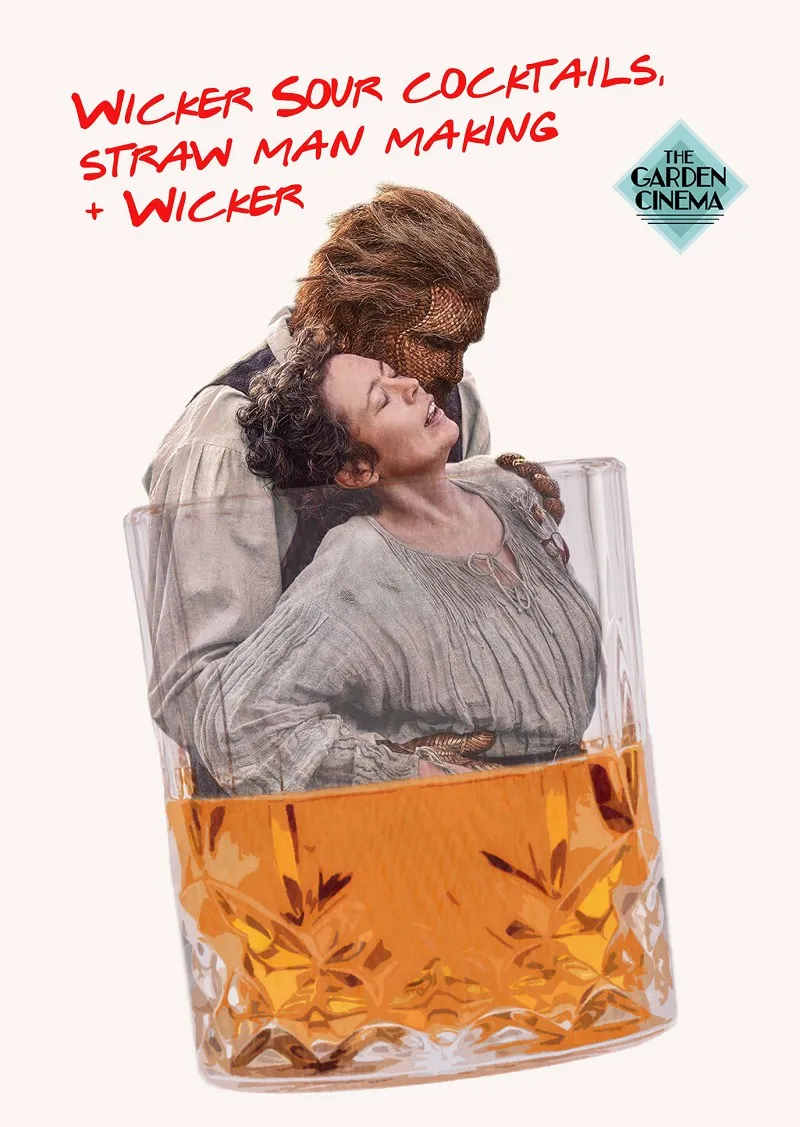 'Wicker Sour' cocktails, straw man making + Wicker