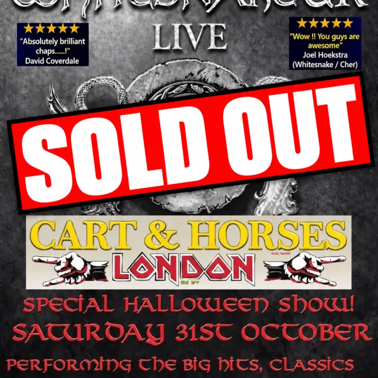 SOLD OUT: Whitesnake UK (the tribute) - Cart & Horses