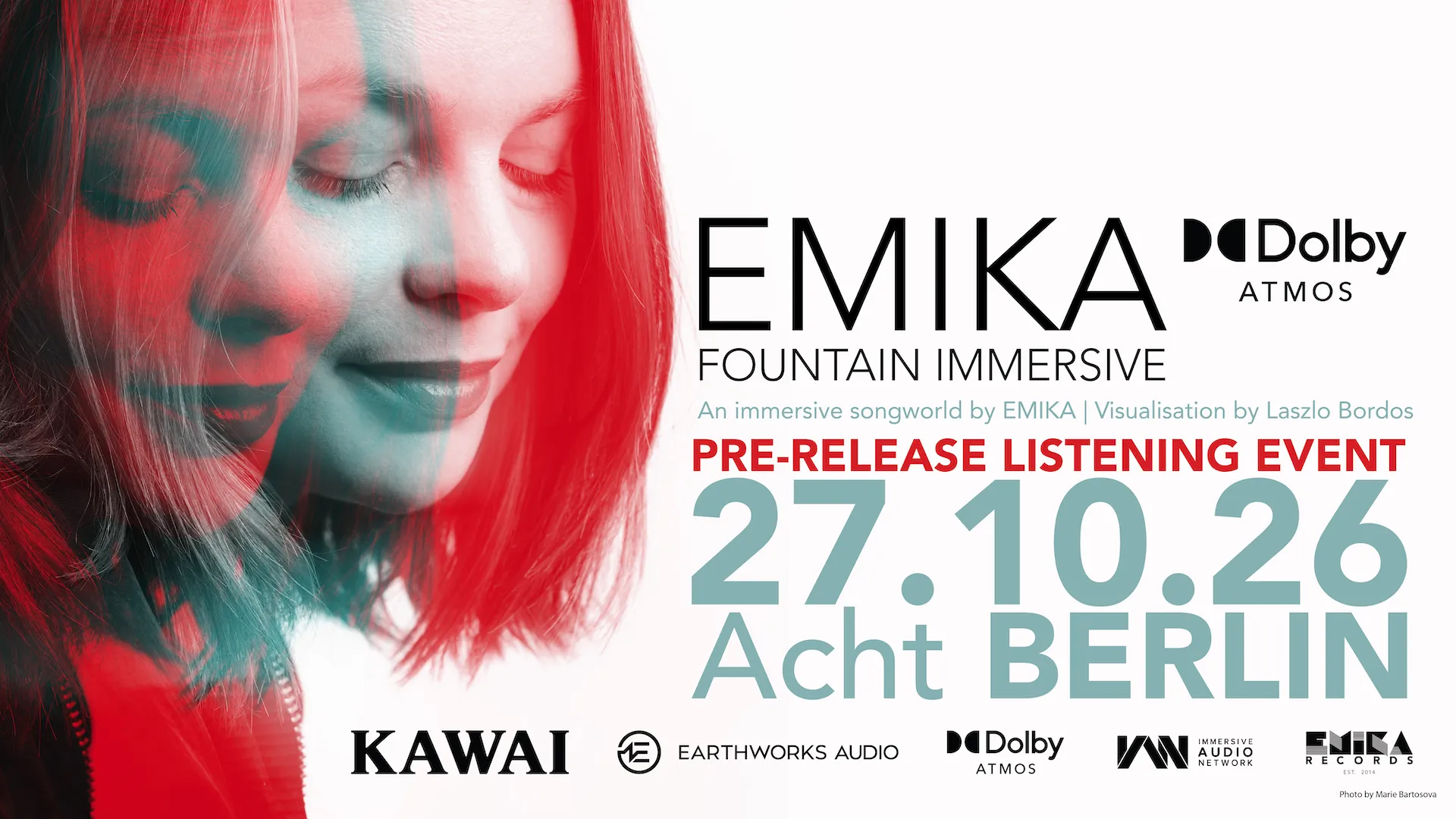 Emika - Fountain Immersive (Dolby Atmos Pre-Release Listening Event) - Berlin