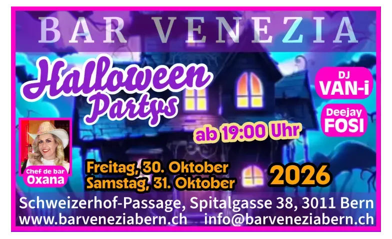 Halloween Partys in Bar Venezia