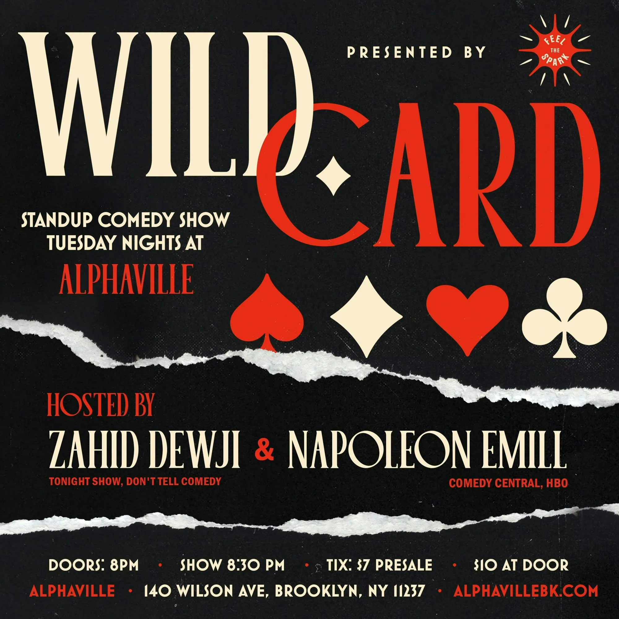 Wild Card Comedy Free Every Tuesday