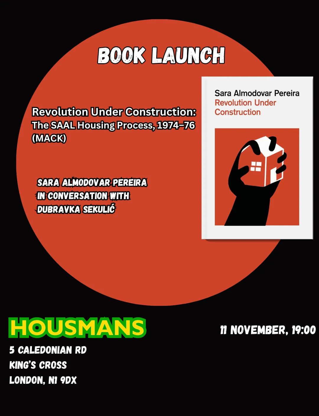 BOOK LAUNCH: Revolution Under Construction: The SAAL Housing Process, 1974–76