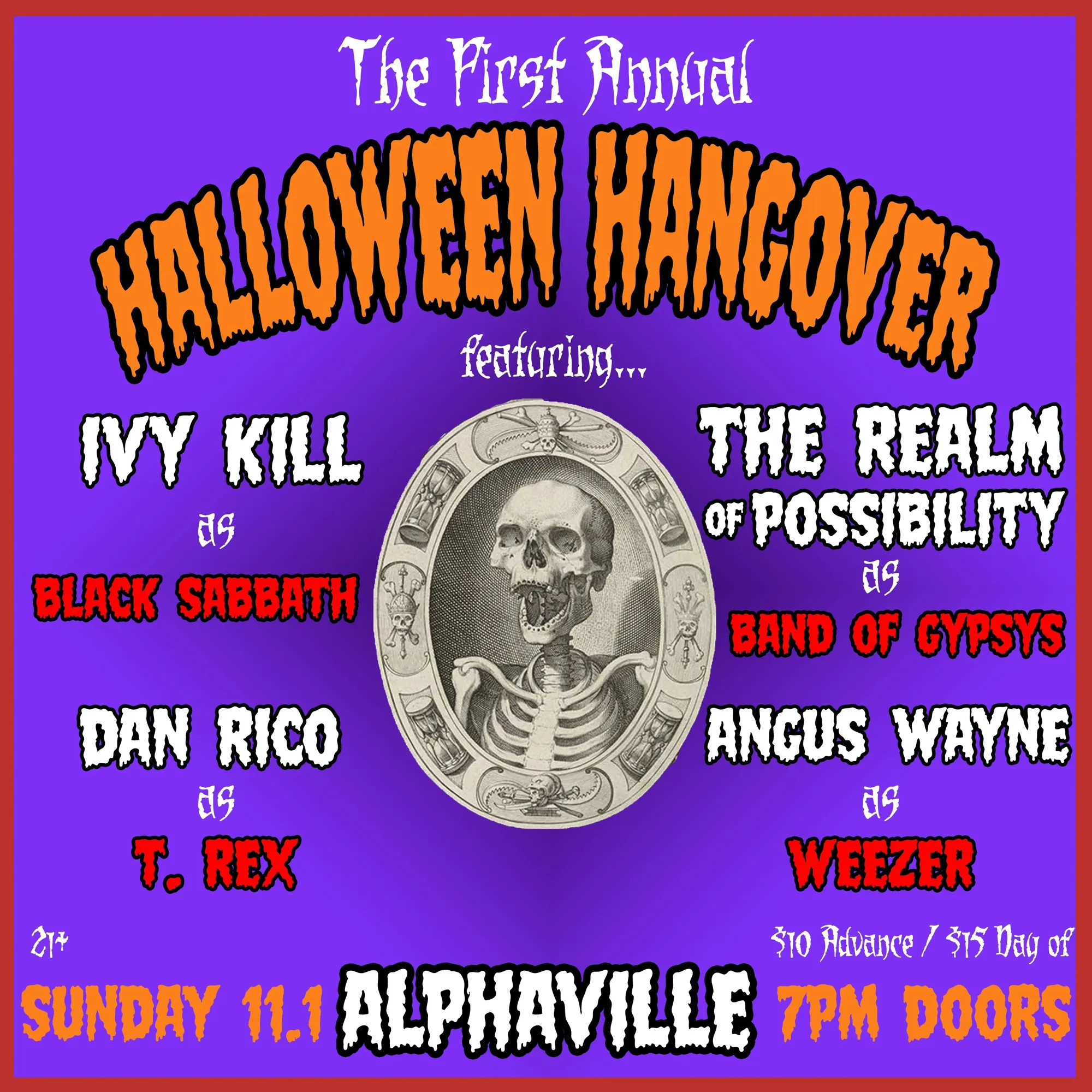 Halloween Hangover: Black Sabbath, Band of Gypsys, Weezer, T. Rex