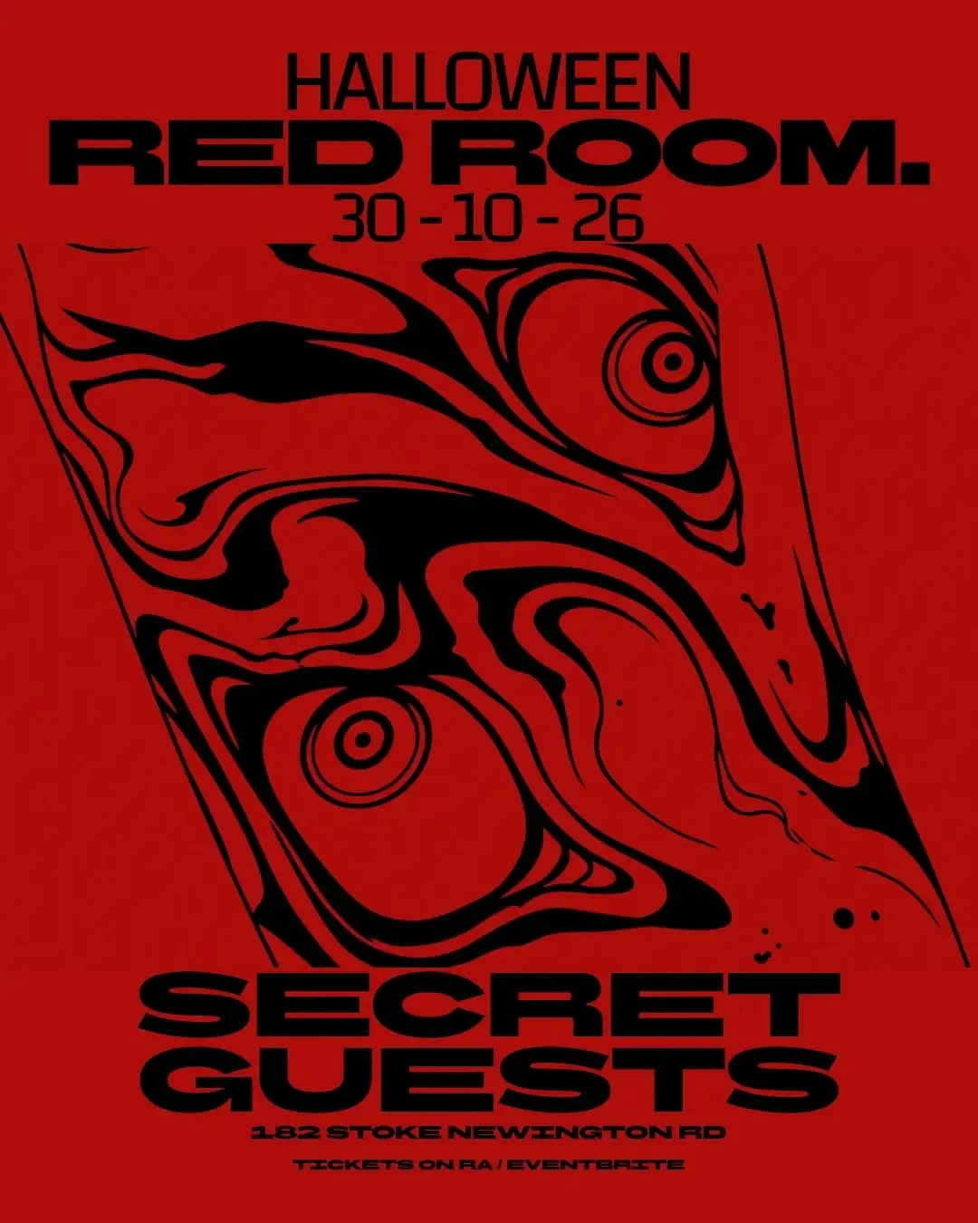 Red Room Halloween Launch - SECRET GUEST