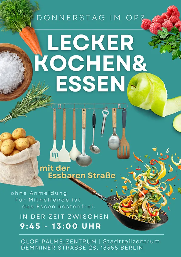"lecker essen" - gemeinsam gesund kochen