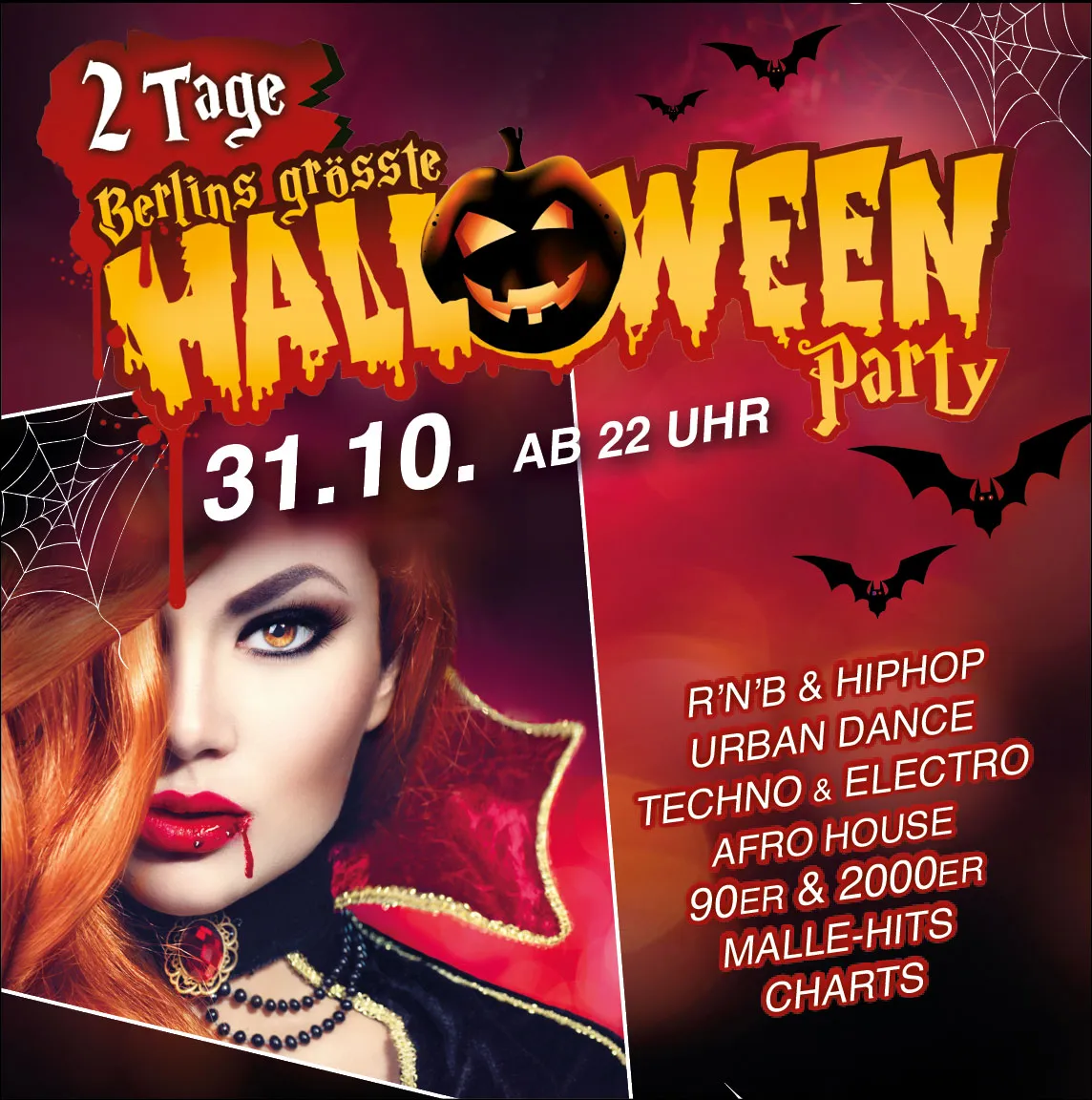 Halloween in der Kulturbrauerei – Samstag 31.10.2026