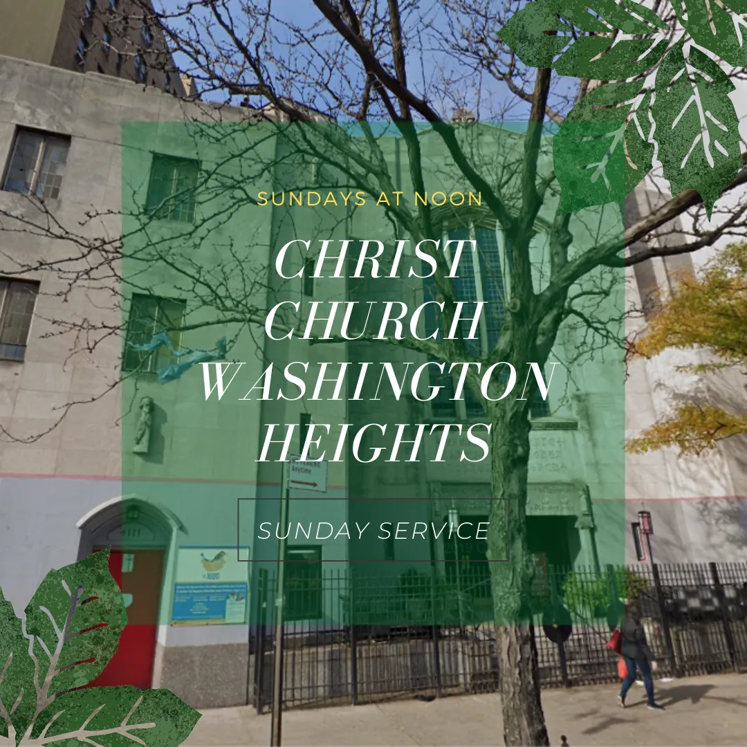 Christ Church Washington Heights Sunday Service & Community Meal