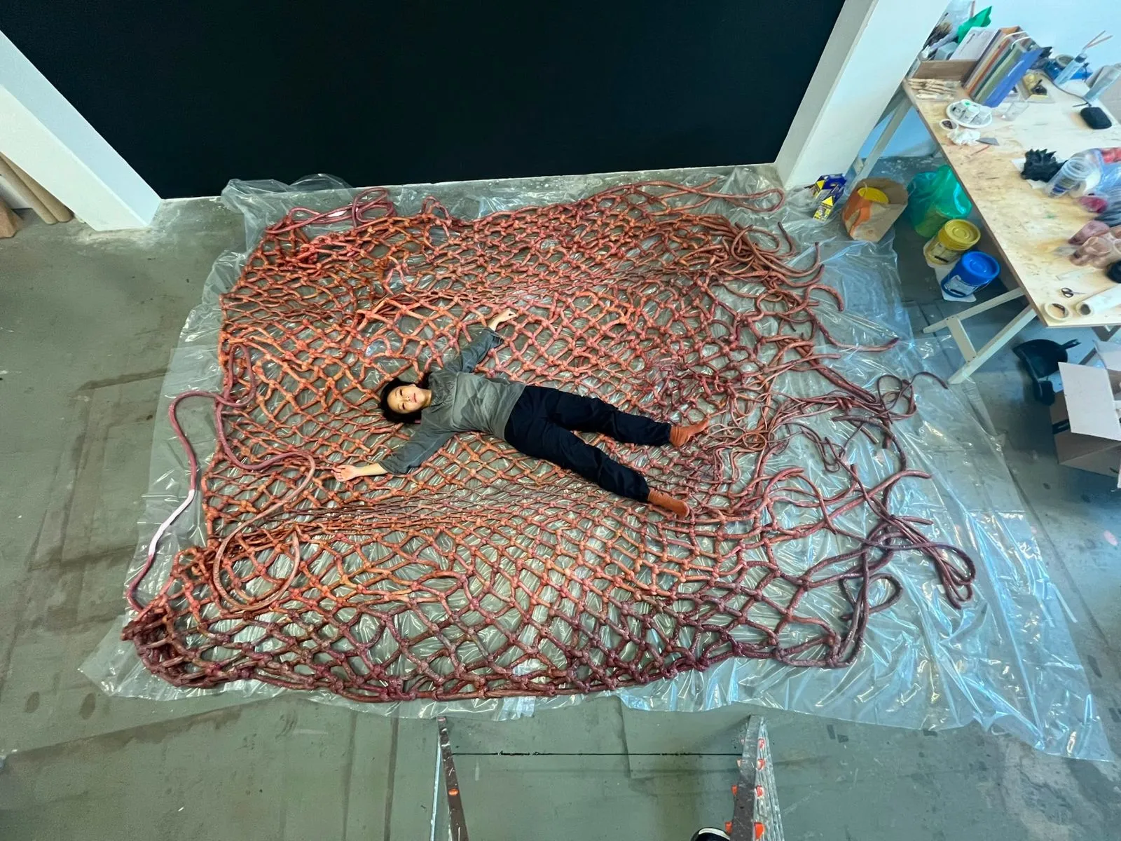 There was a time when, not knowing how to live, I took out my entrails to make a net