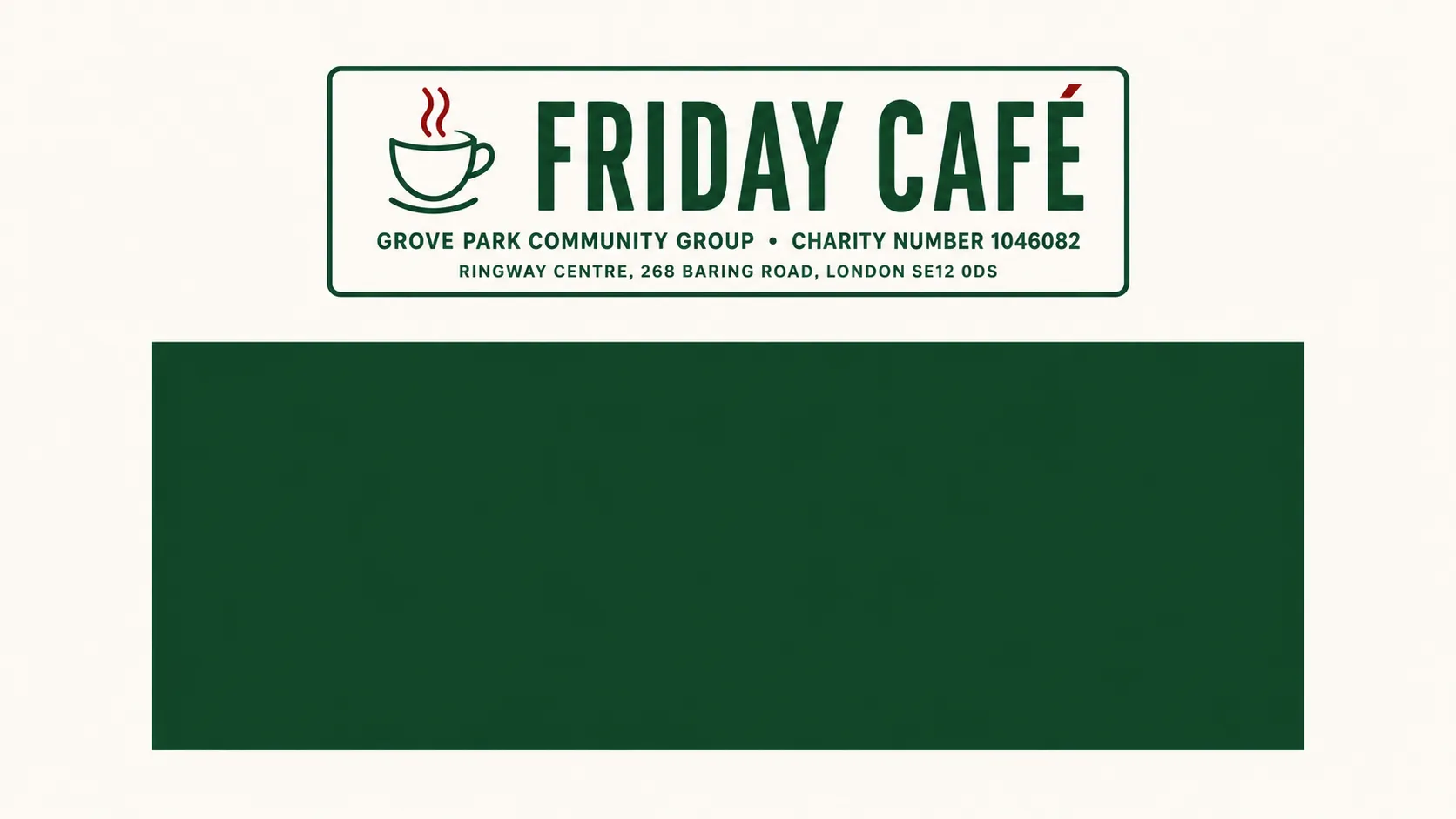 Friday Café
