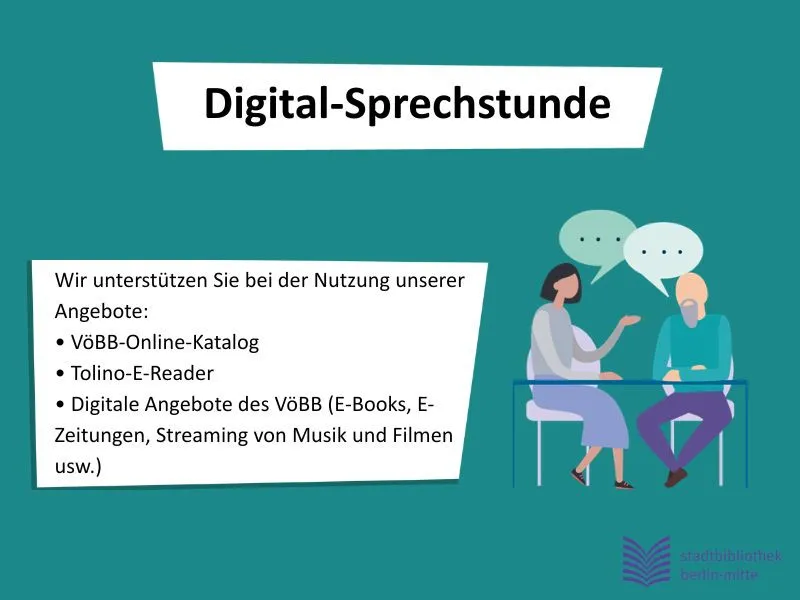 Digital-Sprechstunde in der Bruno-Lösche-Bibliothek
